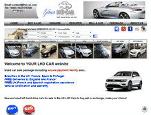 Tablet Screenshot of lhd-car.com